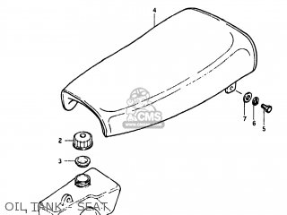 OIL TANK - SEAT - JR50 1982 (Z) USA (E03)