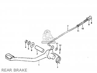 REAR BRAKE - JR50 1982 (Z) USA (E03)