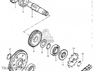 TRANSMISSION - JR50 1982 (Z) USA (E03)
