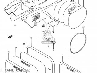 FRAME COVER - JR50 1985 (F) USA (E03)