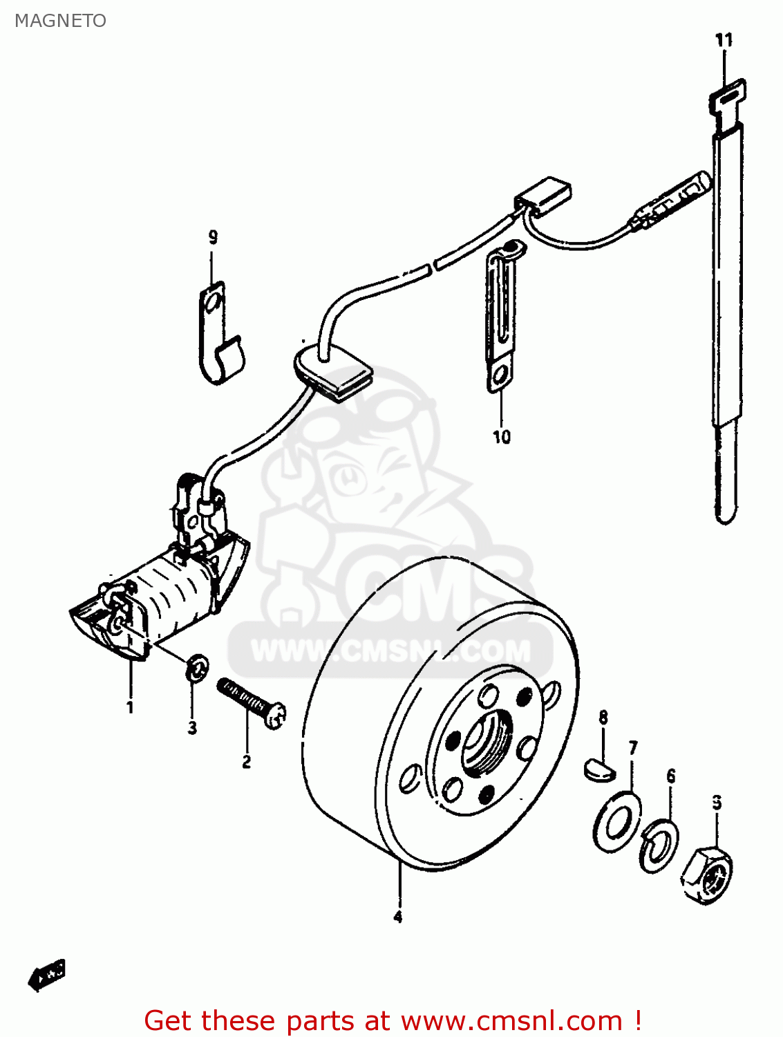 MAGNETO JR50 1986 (G)