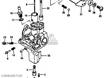 CARBURETOR - JR50 1986 (G)