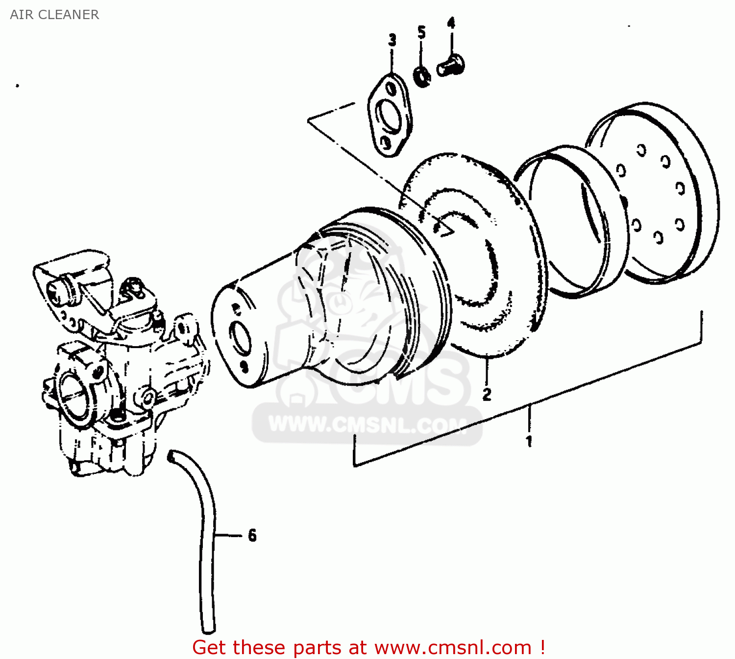 AIR CLEANER JR50 1987 (H)