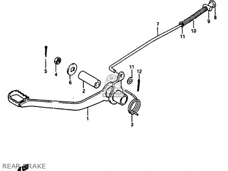 REAR BRAKE - JR50 1987 (H)
