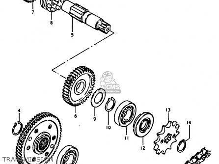 Suzuki JR50 1988 (J) parts lists and schematics