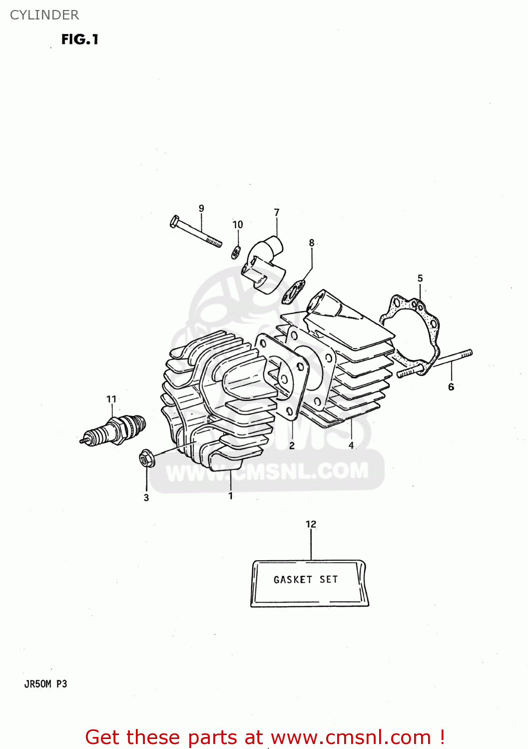 CYLINDER JR50 1988 (J) USA (E03)