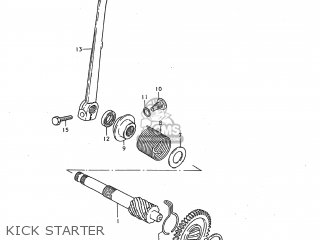 KICK STARTER - JR50 1989 (K) USA (E03)