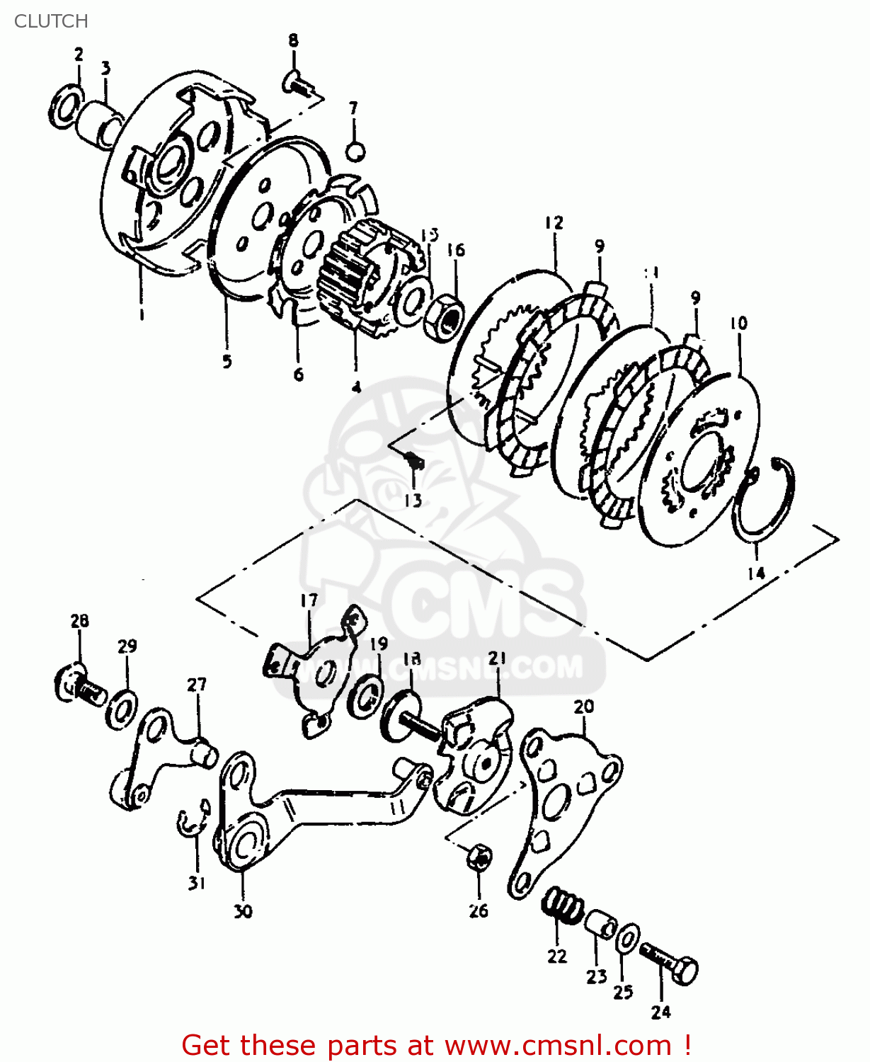 CLUTCH JR50 1989 (K)