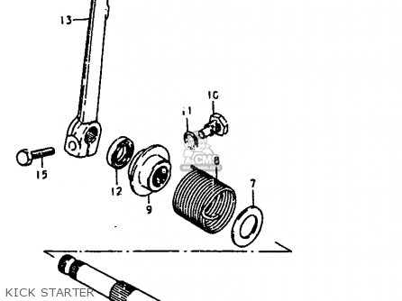 KICK STARTER - JR50 1989 (K)