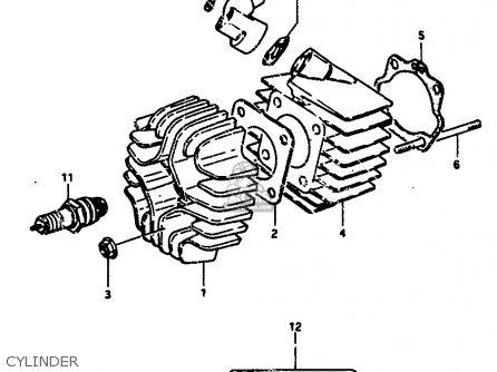 CYLINDER - JR50 1989 (K)