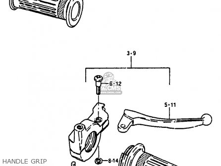 HANDLE GRIP - JR50 1989 (K)