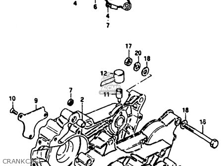 CRANKCASE - JR50 1989 (K)