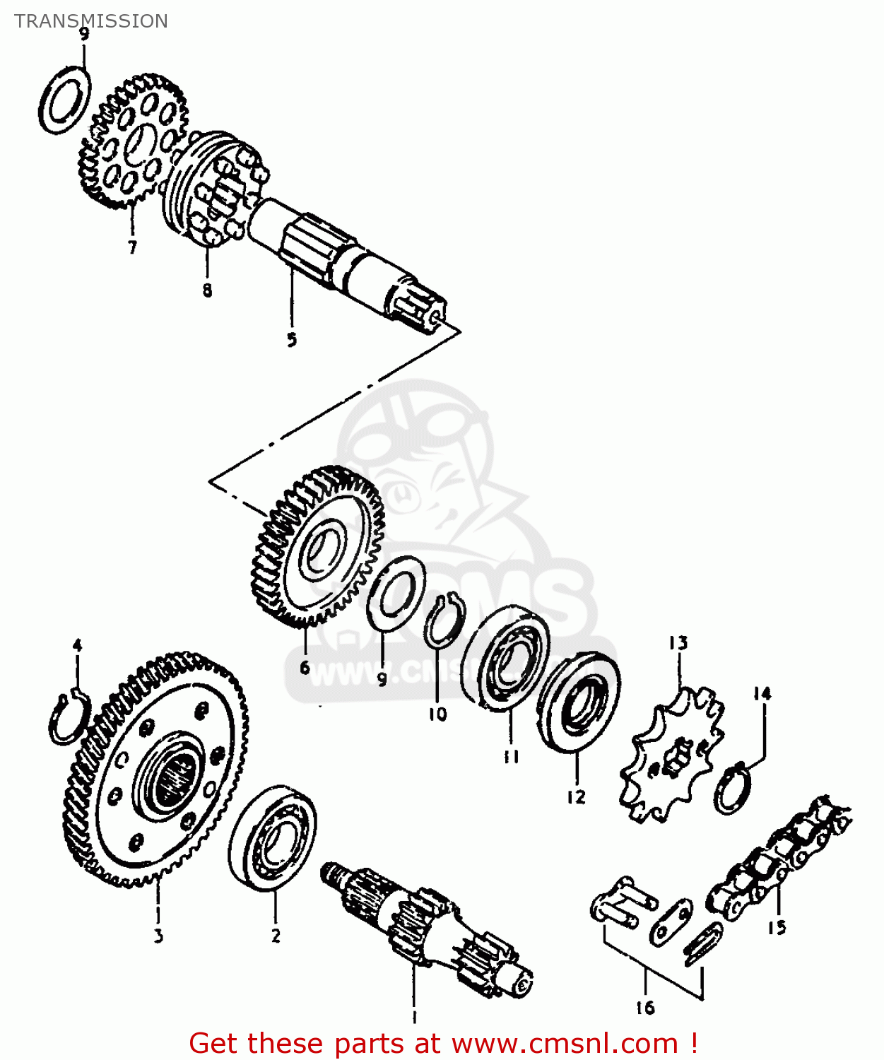 TRANSMISSION JR50 1990 (L)