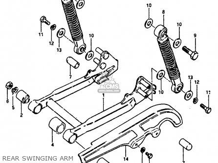 REAR SWINGING ARM - JR50 1990 (L)