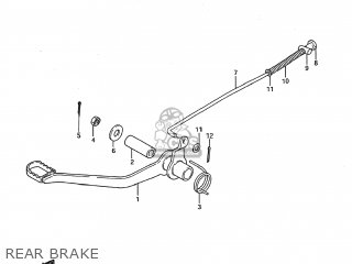 REAR BRAKE - JR50 1991 (M) USA (E03)