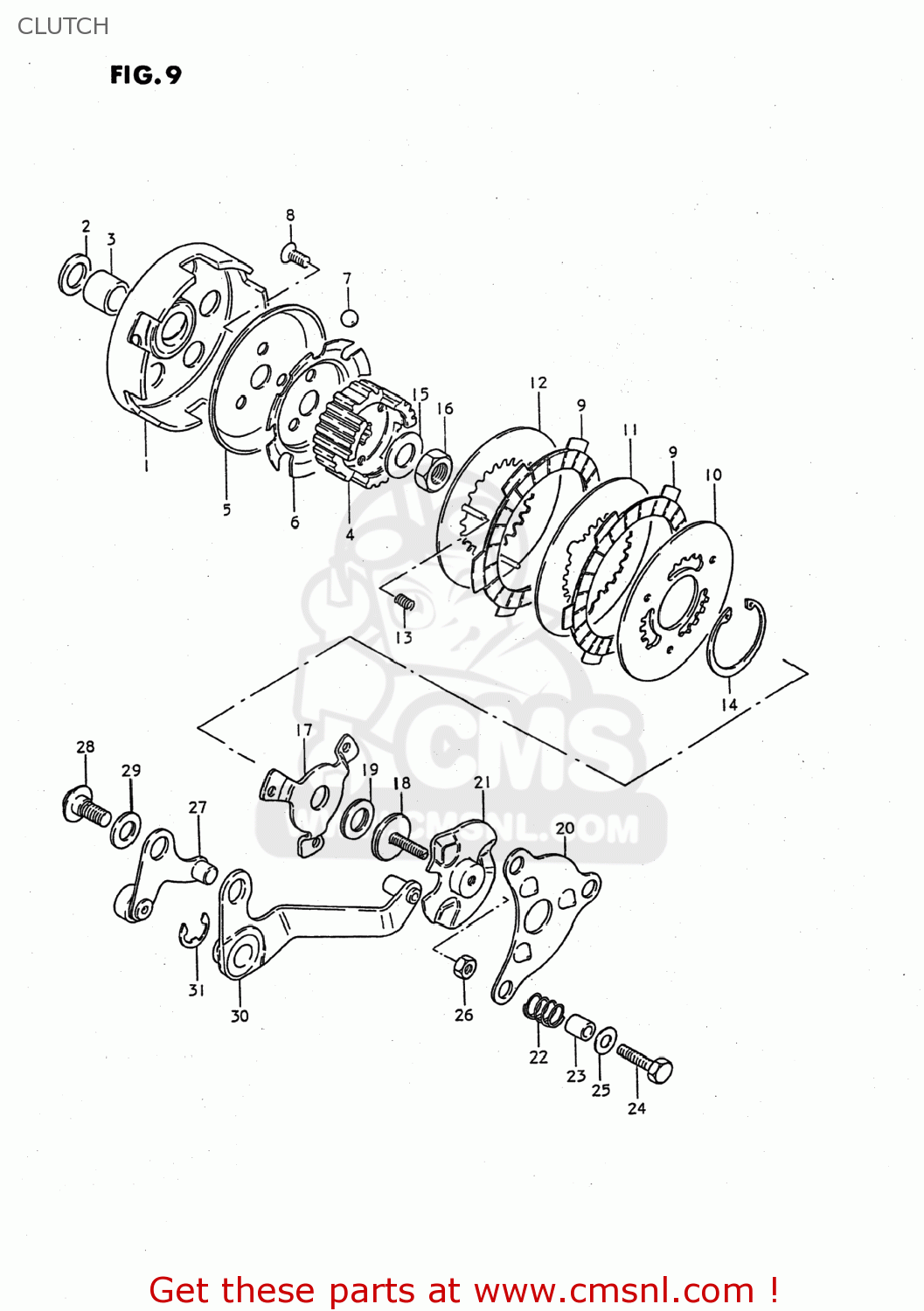 CLUTCH JR50 1992 (N) USA (E03)