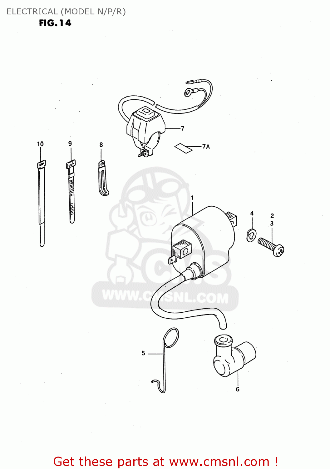 ELECTRICAL (MODEL N/P/R) JR50 1992 (N) USA (E03)