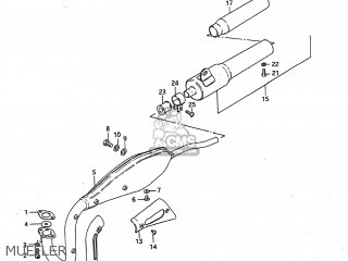 MUFFLER - JR50 1992 (N) USA (E03)