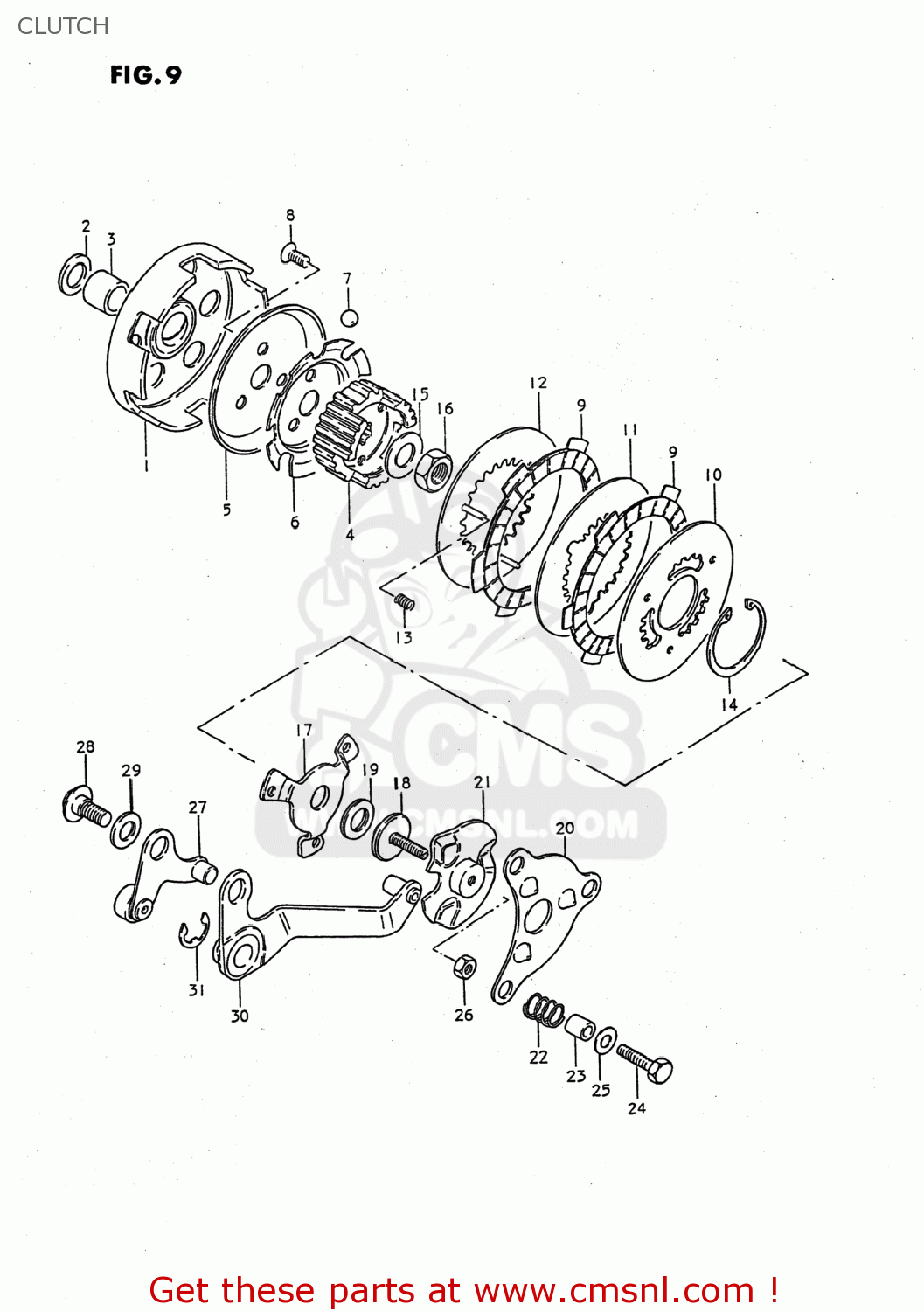 CLUTCH JR50 1994 (R) USA (E03)