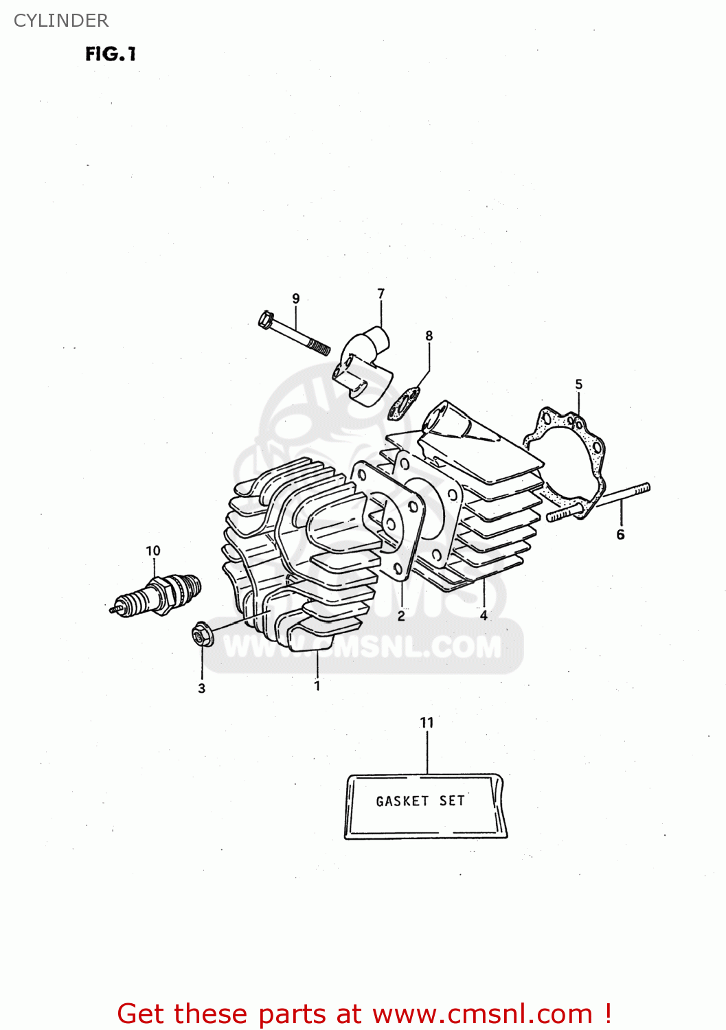 CYLINDER JR50 1994 (R) USA (E03)