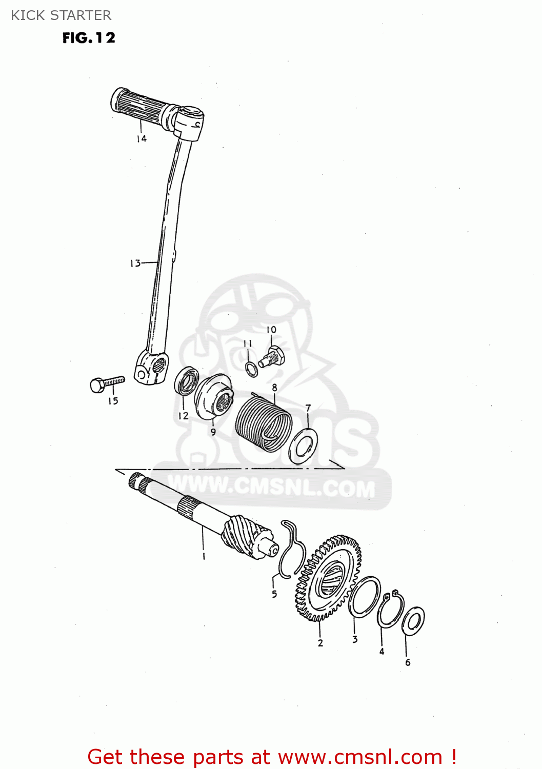 KICK STARTER JR50 1994 (R) USA (E03)