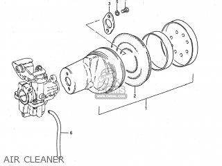 AIR CLEANER - JR50 1994 (R) USA (E03)