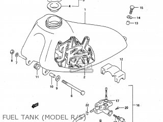 FUEL TANK (MODEL R/S) - JR50 1994 (R) USA (E03)