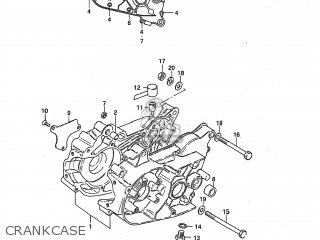 CRANKCASE - JR50 1995 (S) USA (E03)