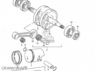 CRANKSHAFT - JR50 1995 (S) USA (E03)