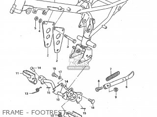 FRAME - FOOTREST - JR50 1995 (S) USA (E03)