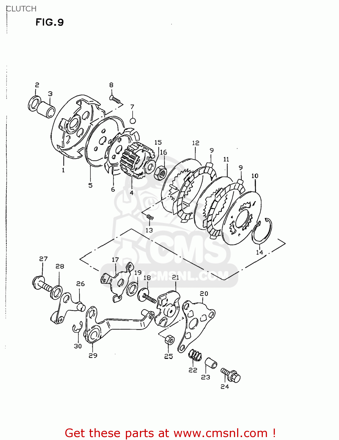 CLUTCH JR50 1996 (T) USA (E03)