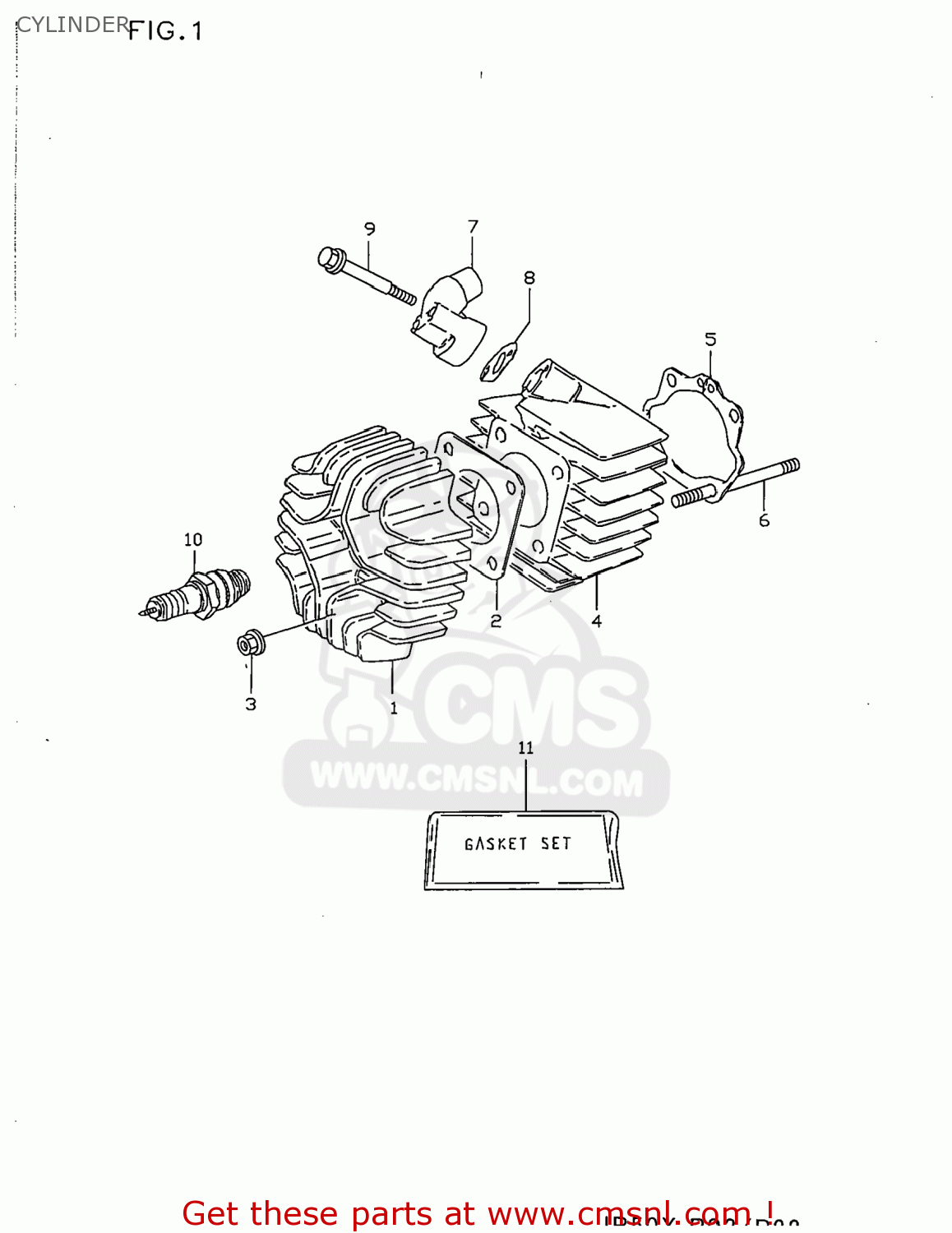 CYLINDER JR50 1996 (T) USA (E03)