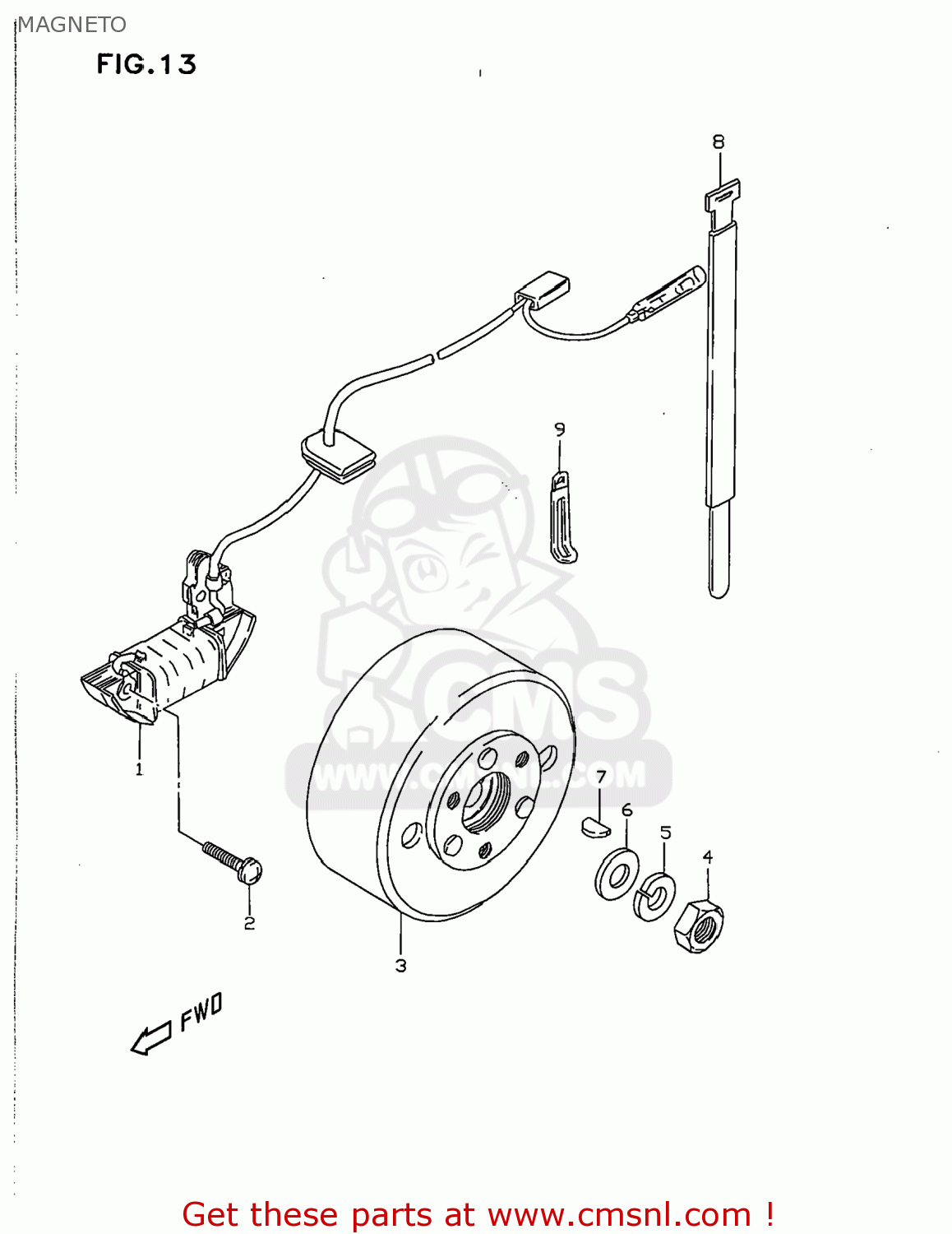 MAGNETO JR50 1997 (V) USA (E03)