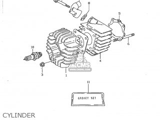 CYLINDER - JR50 1997 (V) USA (E03)