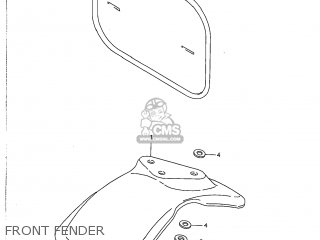 FRONT FENDER - JR50 1997 (V) USA (E03)