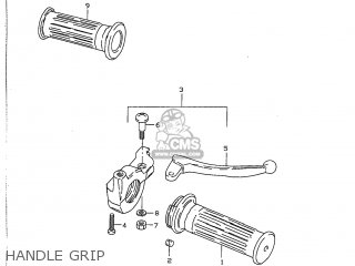 HANDLE GRIP - JR50 1997 (V) USA (E03)