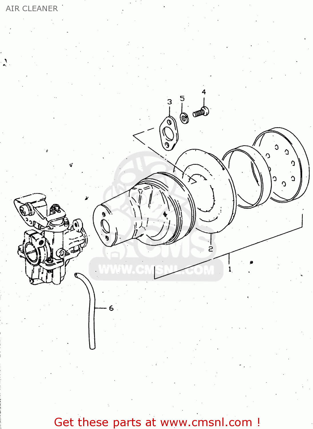 AIR CLEANER JR50 1998 (W) USA CANADA (E03 E28)
