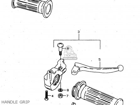 HANDLE GRIP - JR50 1998 (W) USA CANADA (E03 E28)