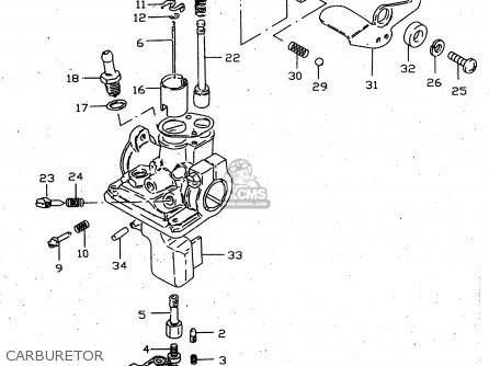 CARBURETOR - JR50 1998 (W) USA CANADA (E03 E28)