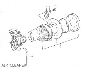 AIR CLEANER - JR50 1998 (W) USA (E03)