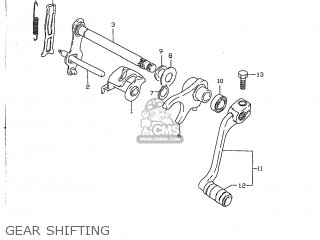 GEAR SHIFTING - JR50 1998 (W) USA (E03)