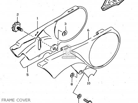 FRAME COVER - JR50 1999 (X) USA CANADA (E03 E28)