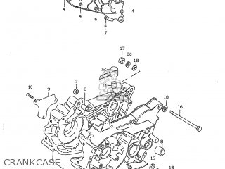 CRANKCASE - JR50 1999 (X) USA (E03)