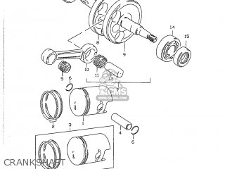 CRANKSHAFT - JR50 1999 (X) USA (E03)
