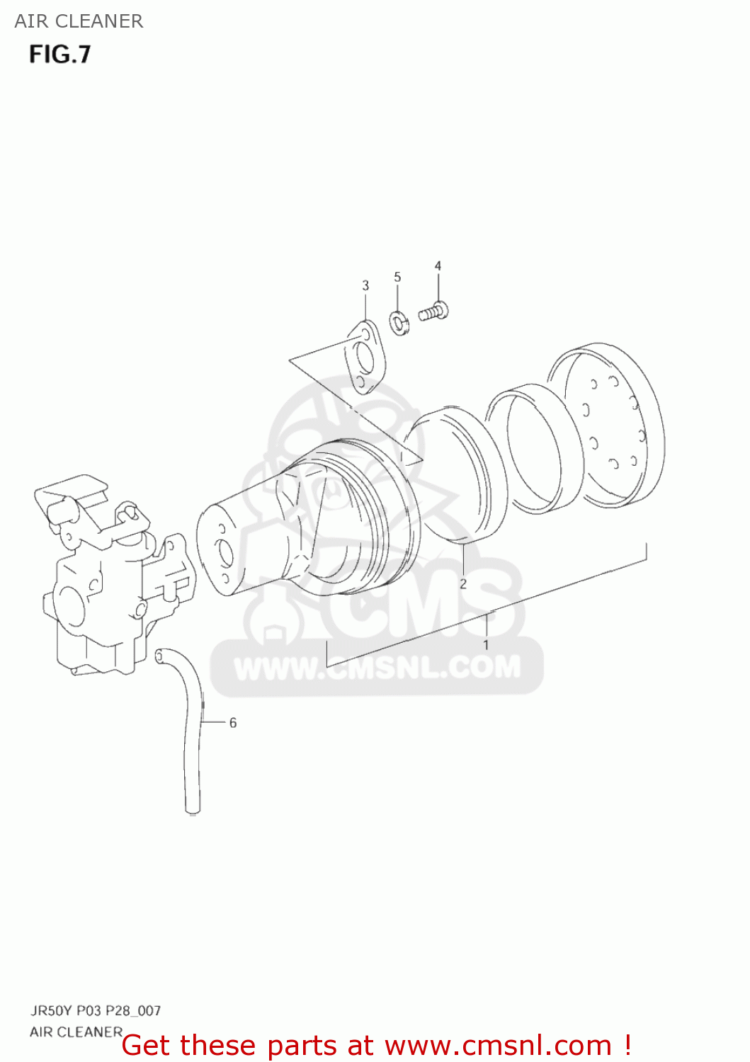 AIR CLEANER JR50 2000 (Y) USA (E03)