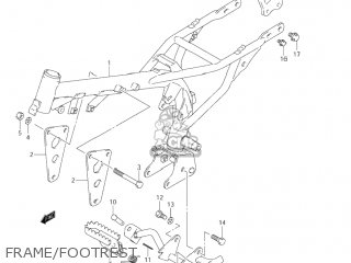 FRAME/FOOTREST - JR50 2000 (Y) USA (E03)