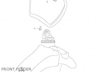 FRONT FENDER - JR50 2000 (Y) USA (E03)