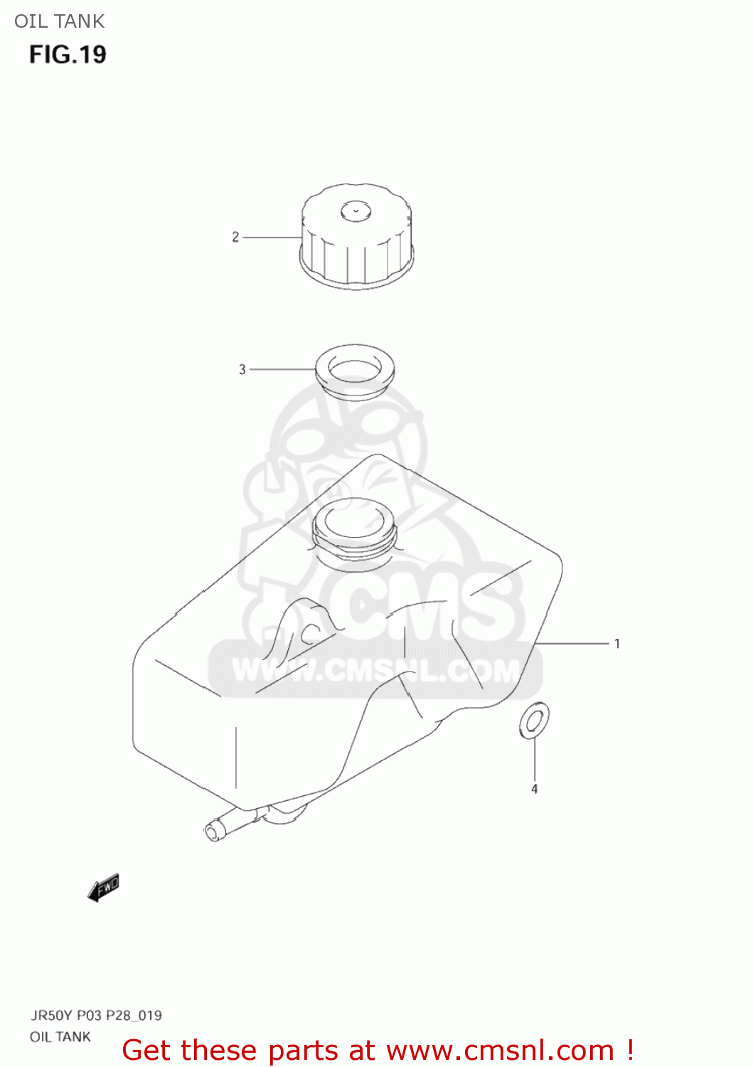 OIL TANK JR50 2001 (K1) USA (E03)