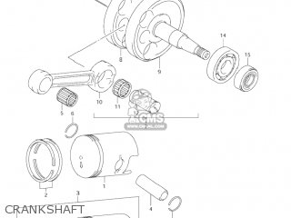 CRANKSHAFT - JR50 2001 (K1) USA (E03)