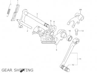 GEAR SHIFTING - JR50 2001 (K1) USA (E03)